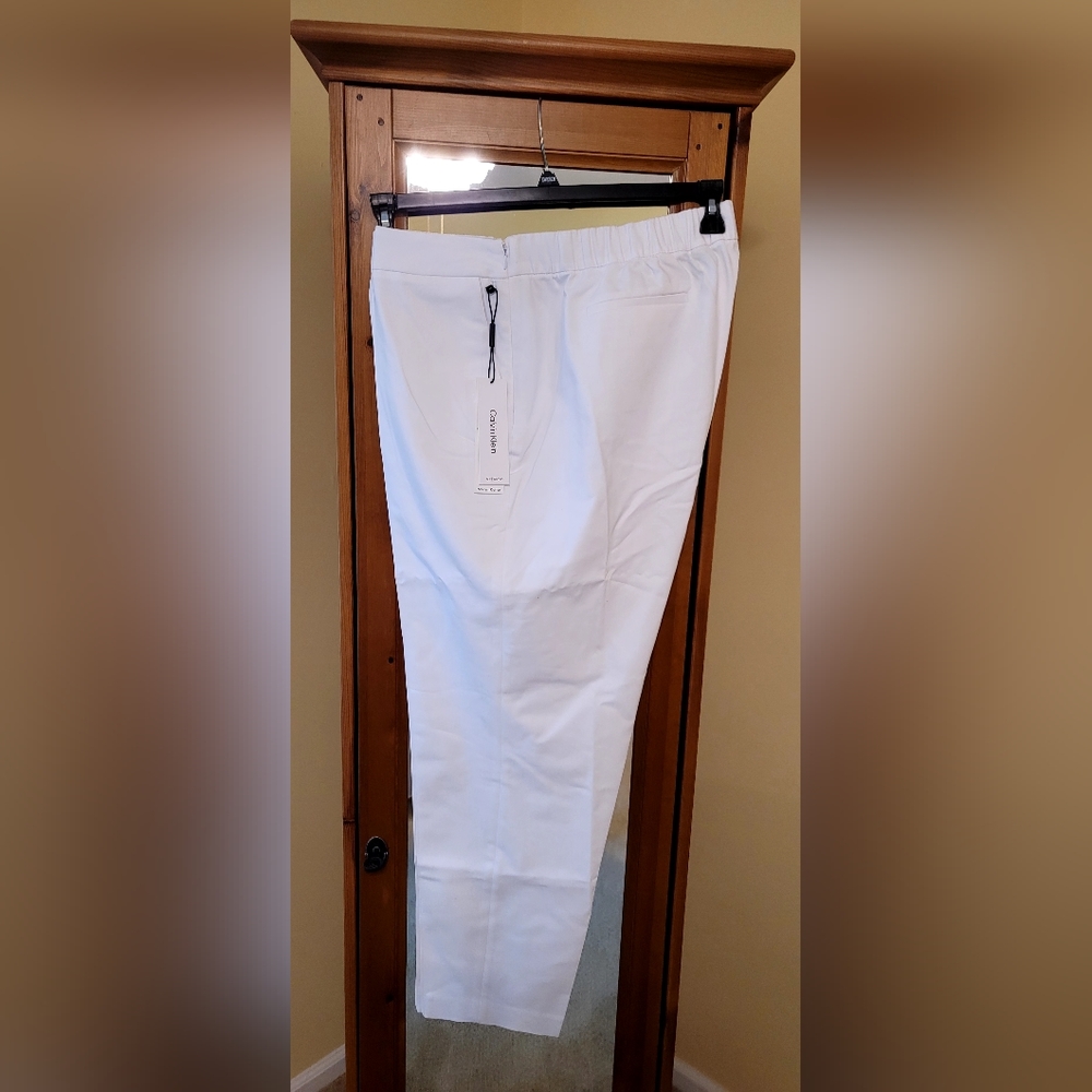 Calvin Klein, 20W, white pants